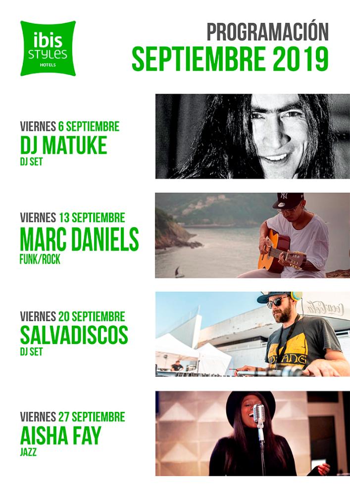 ibis Styles · programación septiembre