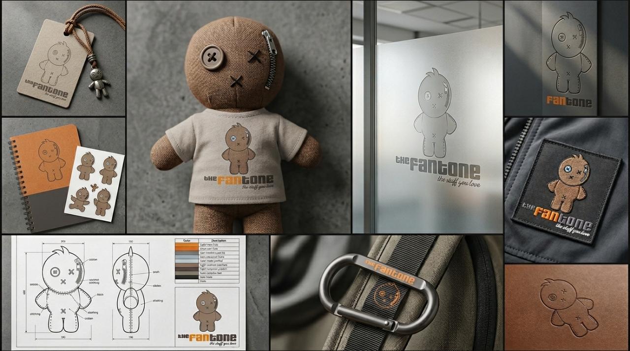 the Fantone · aplicaciones de marca